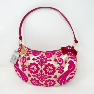 Unique Mod Style Women's Shoulder Bag Transversion Bag Loop NYC Pink